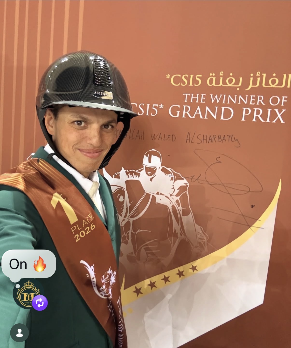 Saudi-Doppelsieg, Christian Ahlmann als bester Deutscher Vierter im 1,5 Millionen GP in Doha