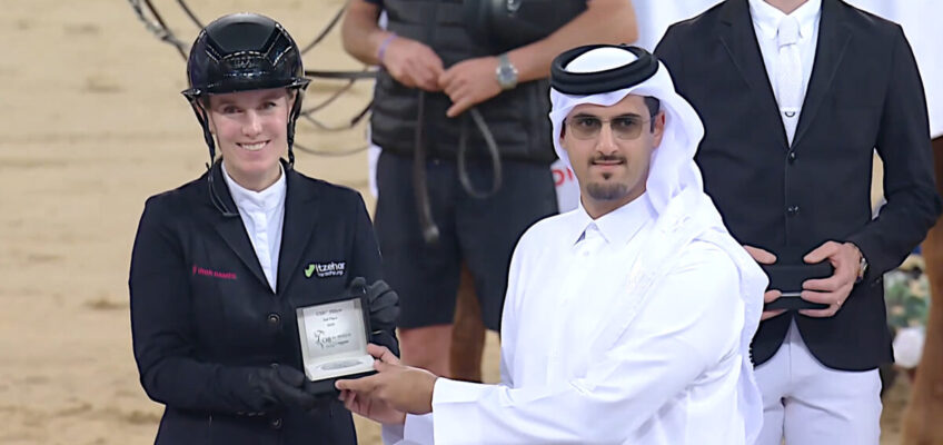 Janne Meyer-Zimmermann Zweite im 5* Weltranglisten-Springen in Doha