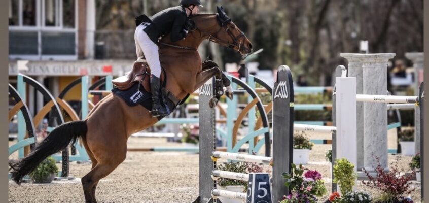 Hannes Ahlmann & Tokyo zu schnell für die Konkurrenz beim CSI3* in Bedizzole
