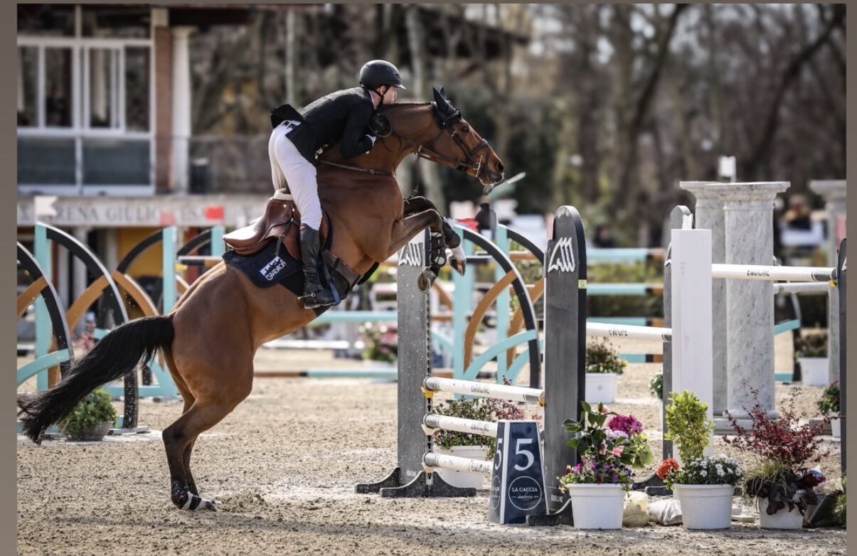 Hannes Ahlmann & Tokyo zu schnell für die Konkurrenz beim CSI3* in Bedizzole