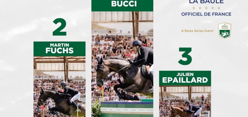 Er hat es schon wieder getan: Piergiorgio Bucci gewinnt nach Rom auch den Rolex Grand Prix in La Baule – Richard Vogel & United Touch S auf Platz 9!
