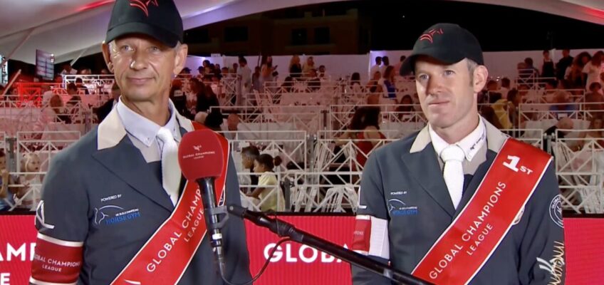 „Das gab es noch nie!“ Marco Kutscher und Max Weishaupt holen in Monaco dritten Riesenbecker Sieg in Folge bei der Global Champions League