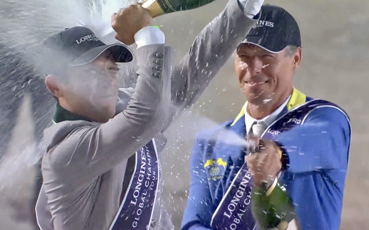 Christian Ahlmann Dritter im LGCT Grand Prix von Monaco, Sieger Stephan de Freitas Barcha