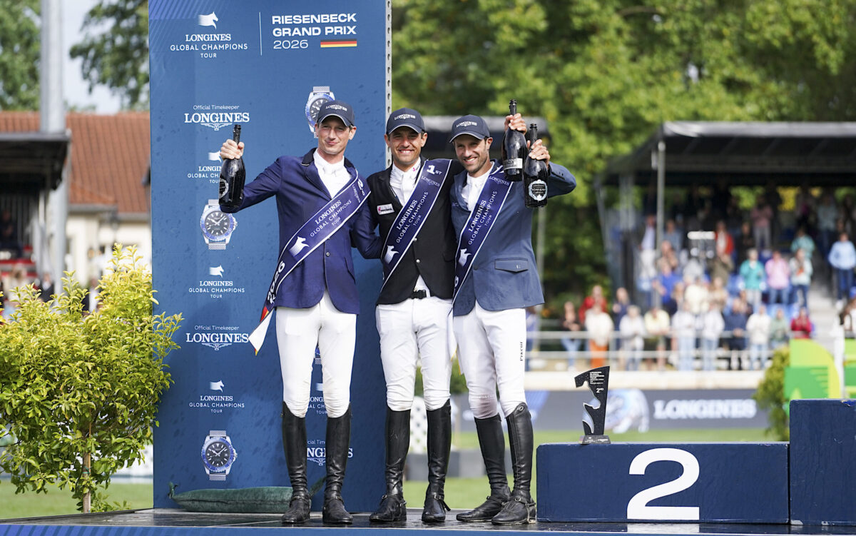Victor Bettendorf verhindert deutschen Doppelsieg von Daniel Deusser und Christian Kukuk im Grand Prix von Riesenbeck