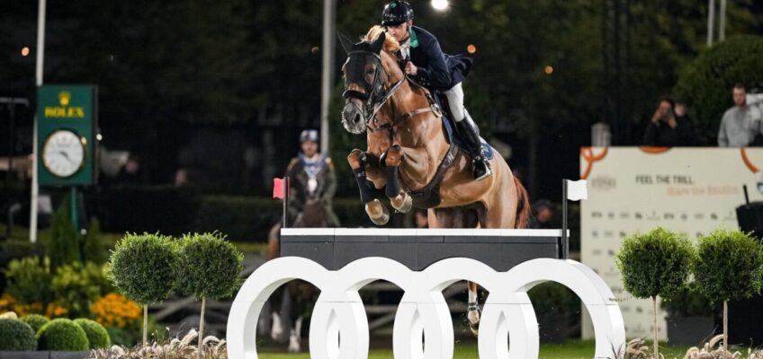 Denis Lynch & Brooklyn Heights als einziges Paar Doppel-Null im CSI5* Audi Preis in Brüssel
