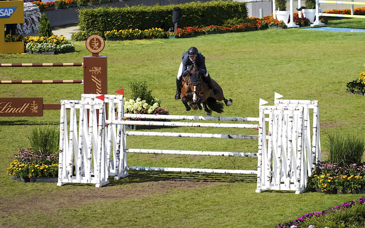 Max Paschertz gewinnt Finale des internationalen U21 Springens bei der WM in Aachen