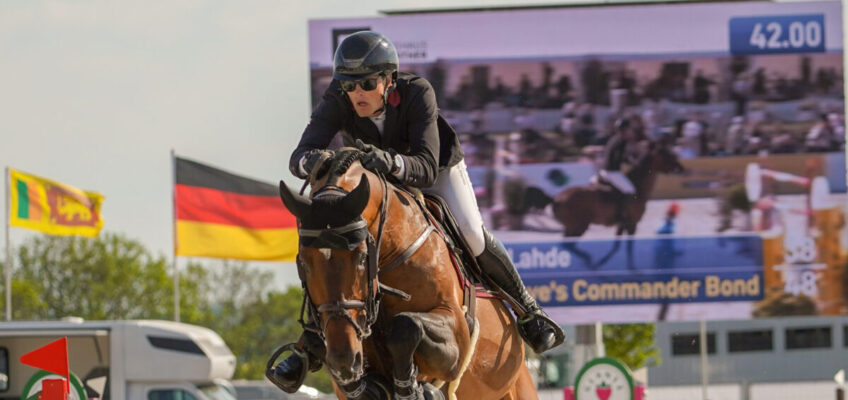 Harm Lahde siegt im CSI4* Grand Prix im Sentower Park, Gerrit Nieberg Dritter vor David Will