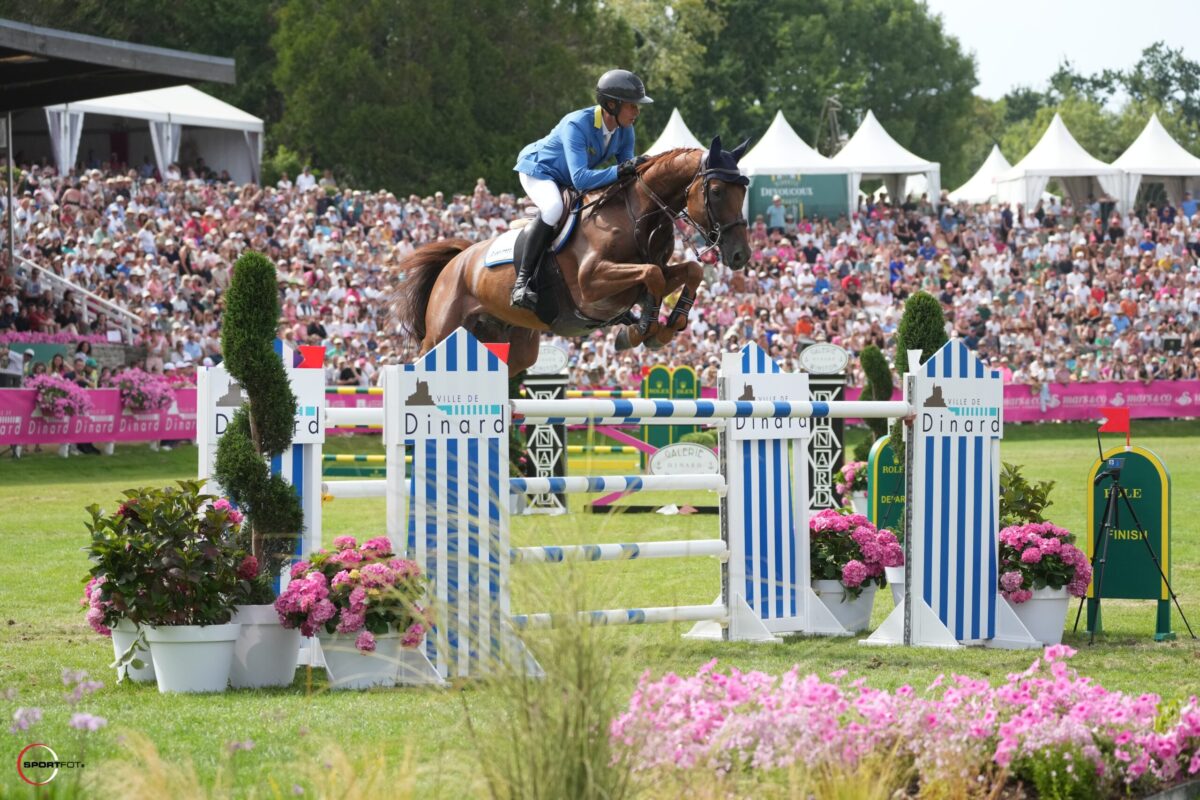10 Jahre nach seinem Sieg mit Codex One in Dinard: Christian Ahlmann Zweiter mit dessen Sohn im Stechen um den Rolex Grand Prix