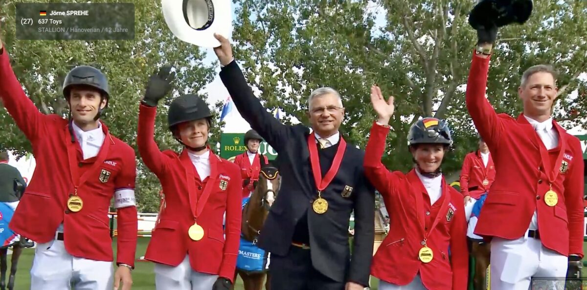 Weltmeister Deutschland demonstriert seine Stärke mit dem zwölften Nationenpreis-Sieg in Spruce Meadows