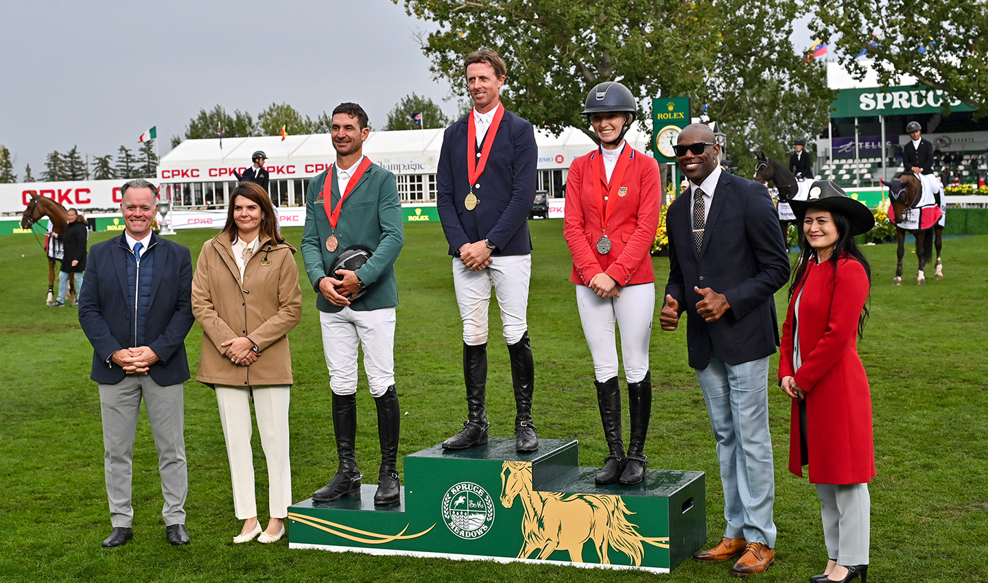 Richard Vogels Traum vom Rolex Grand Slam in Spruce Meadows starb zweimal, Ben Maher gewinnt vor Lillie Keenan und Steve Guerdat den Grand Prix
