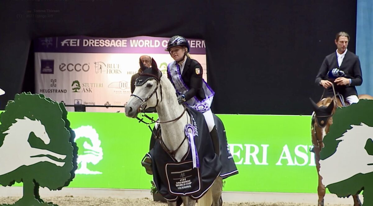 Siegesserie in Herning geht weiter: Tomma Tiesen gewinnt auch den CSI3* Grand Prix im Stechen vor Kevin Staut