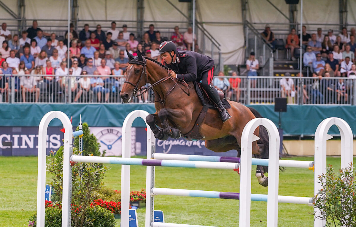 With a new horse: Max Weishaupt second in the Grand Prix in Gorla Minore behind Emanuele Gaudiano