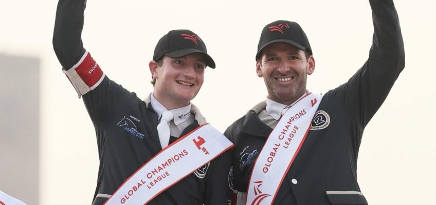 Team Riesenbeck International lässt sich in Rabat als GCL-Saison-Sieger feiern